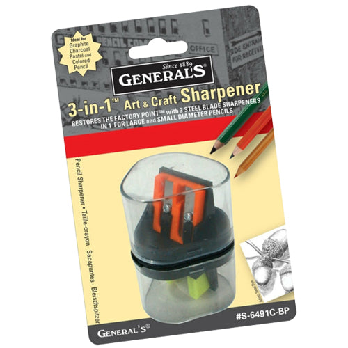3-in-1™ Art & Craft Pencil Sharpener - Judsons Art Outfitters